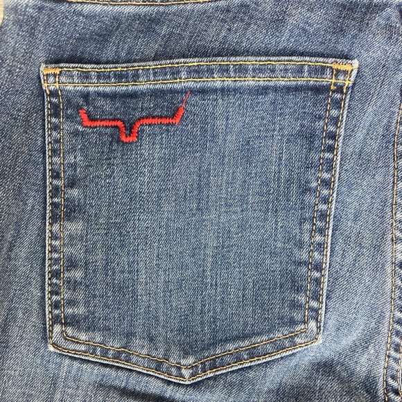 Kimes Ranch Chloe Bootcut Jeans Womens Size 00 34 Blue Denim Flare Leg - Picture 5 of 16